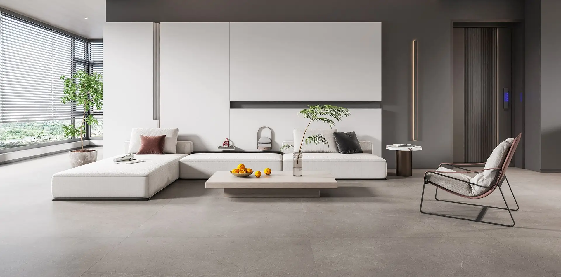 Interior designer creating modern and stylish home interiors