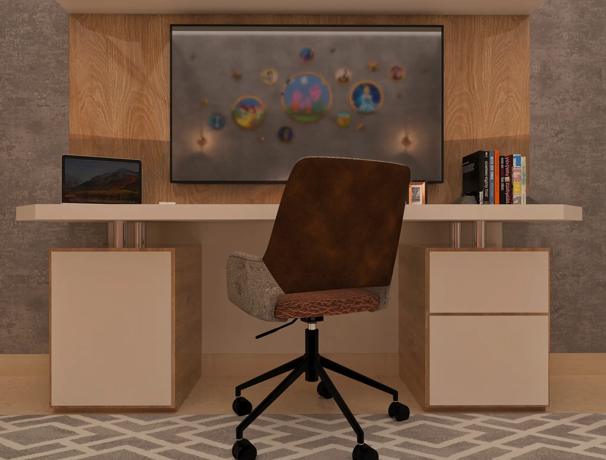 Minimal study table for productive setup