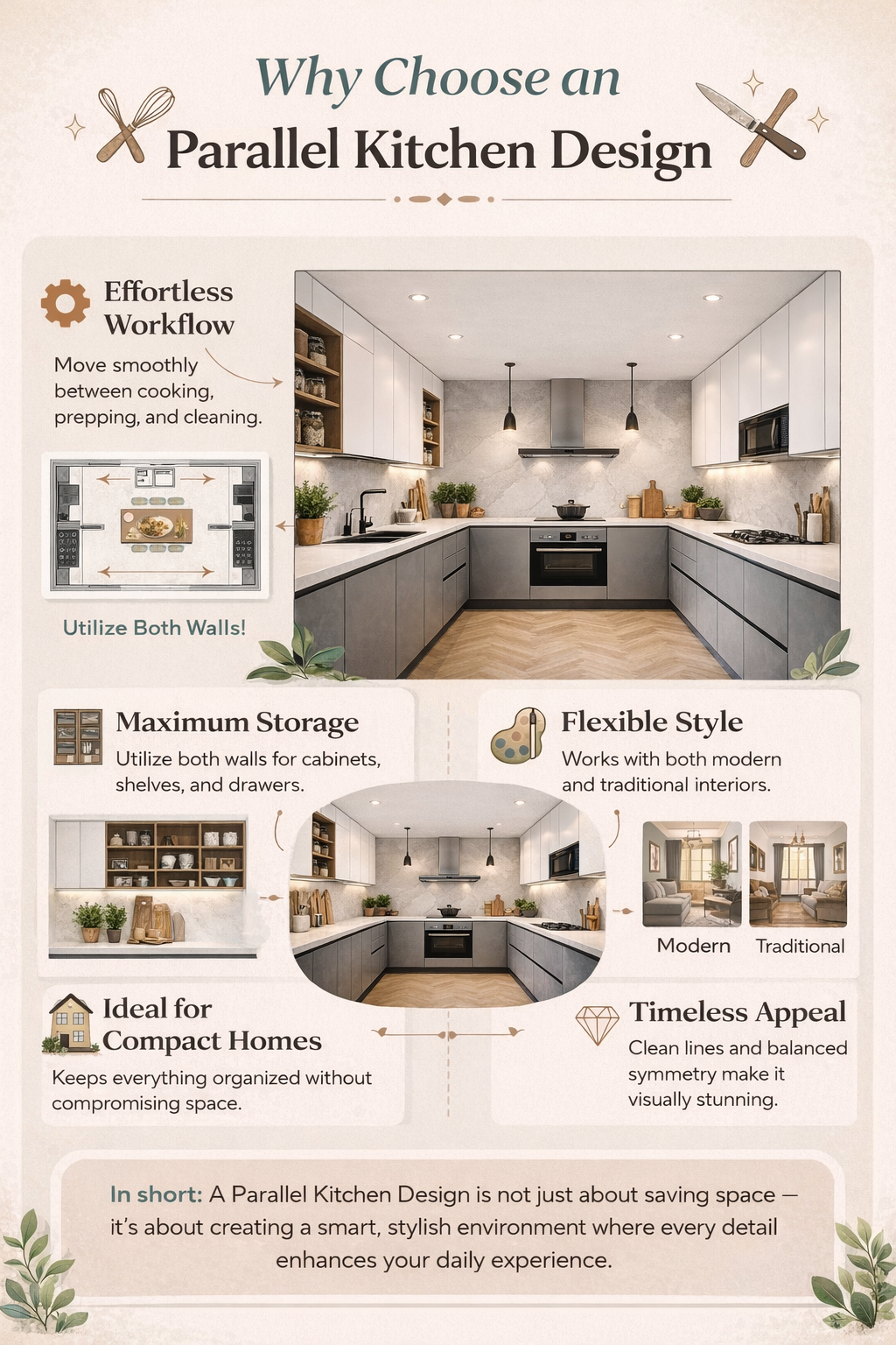 Parallel Kitchen Design