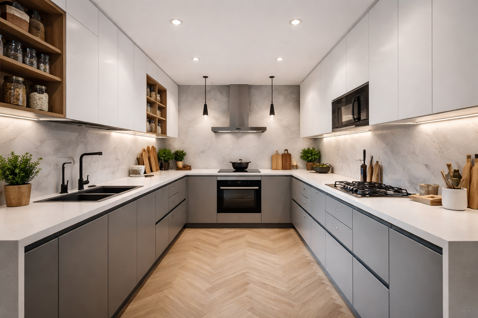 Parallel Kitchen Design