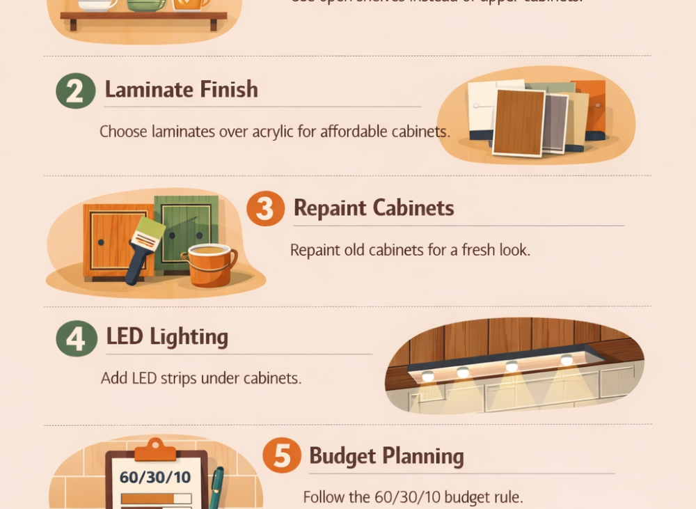 Budget-Friendly Modular Kitchen Designs for Stylish Indian Homes