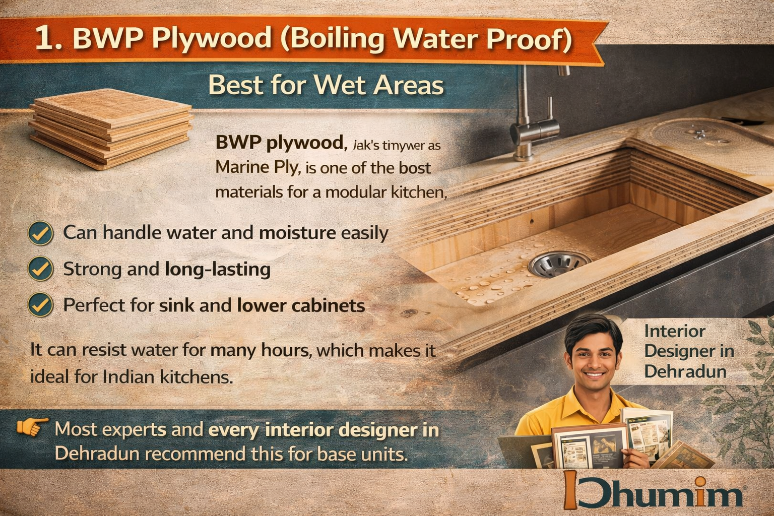 BWP plywood for Indian kitchens