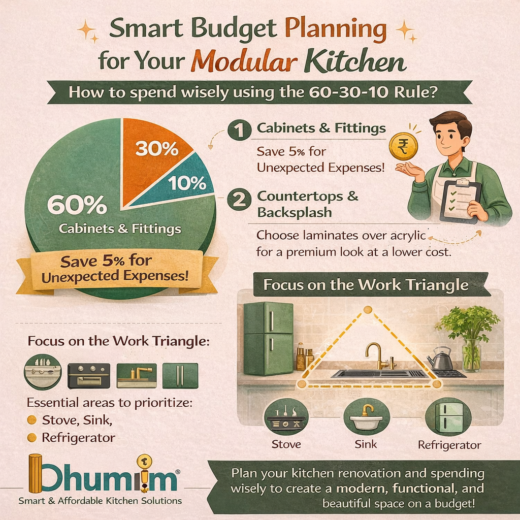 Smart kitchen budgeting with the 60-30-10 rule