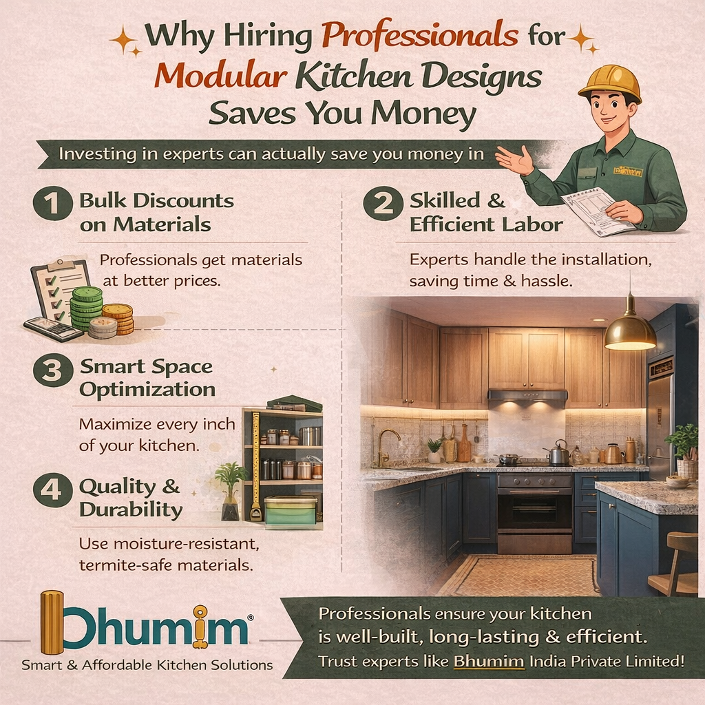 Why hire professionals for modular kitchens?