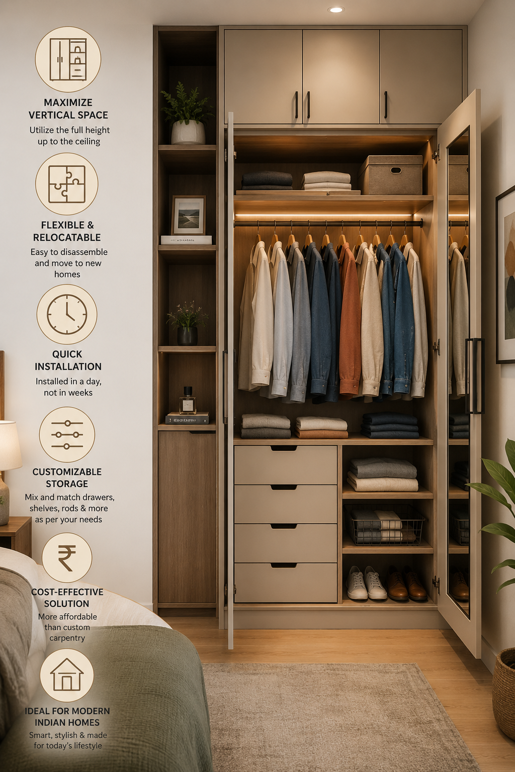 Modern closet solutions for your home