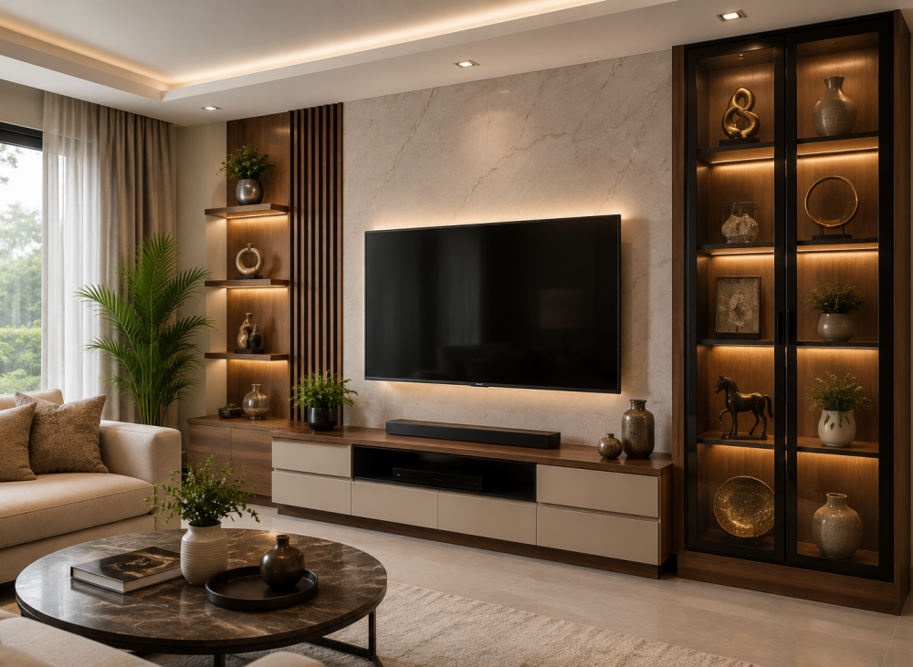 Modern luxury living room design