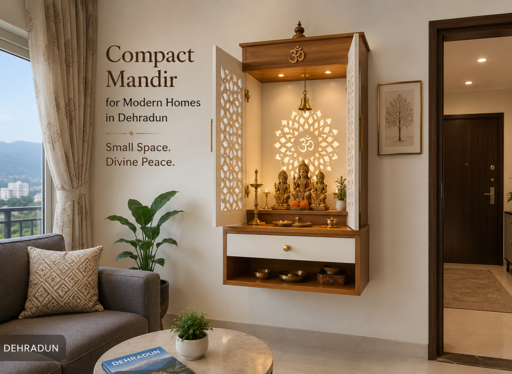 small pooja room design apartment