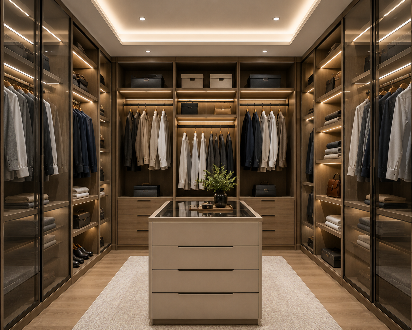 walk-in wardrobe design ideas Dehradun home