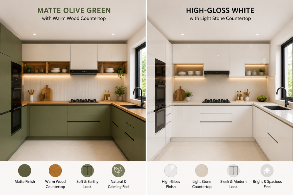 Matte vs gloss finish