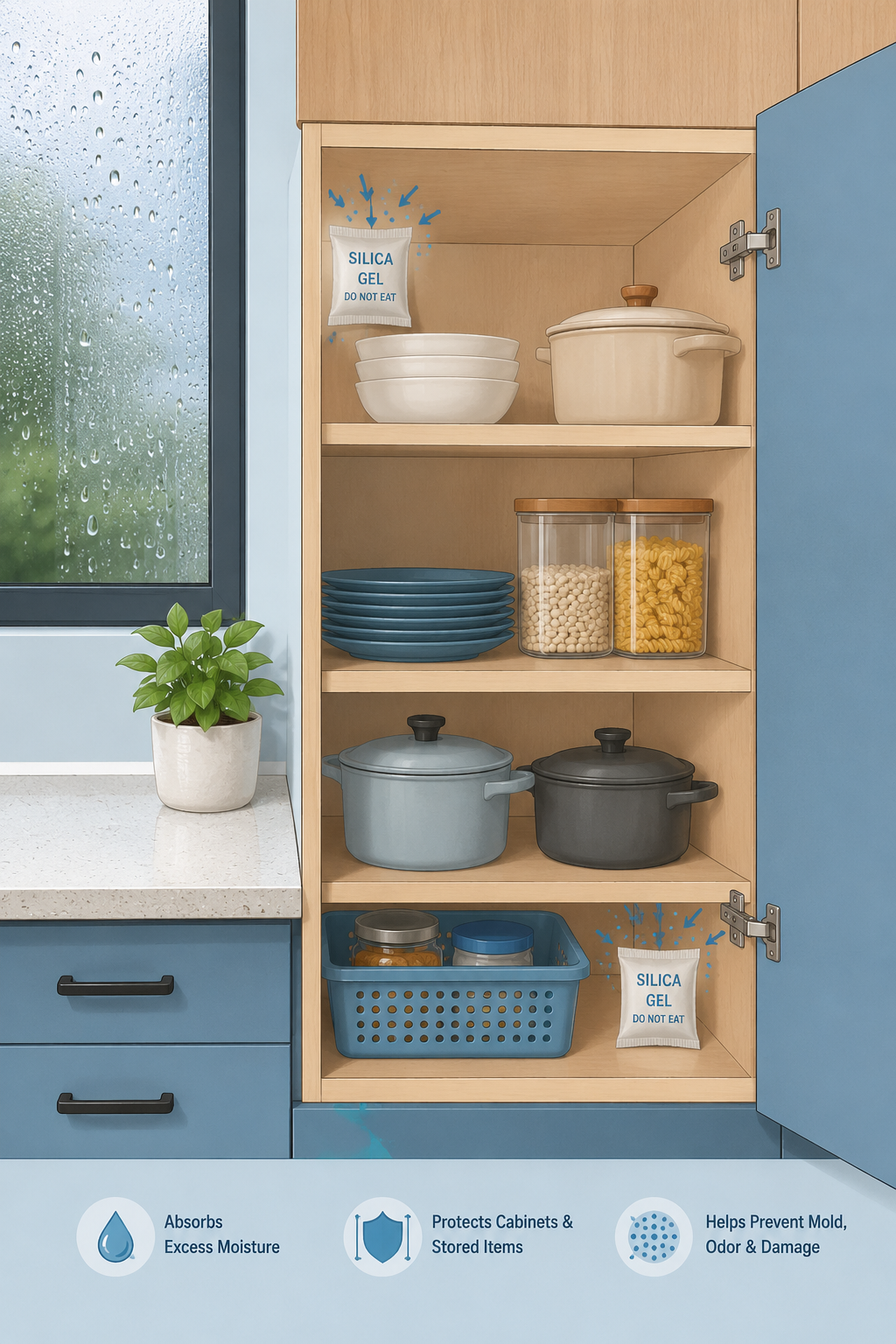 Monsoon humidity protection tips for modular kitchen maintenance in North India