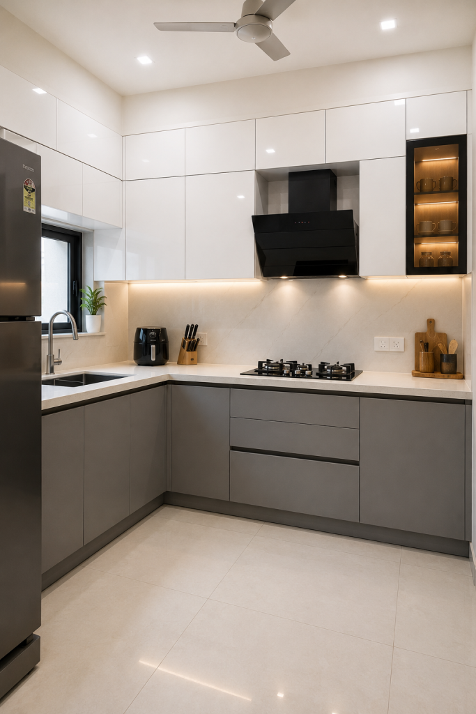 modular kitchen finish