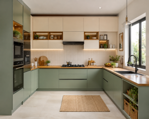 modular kitchen color combination